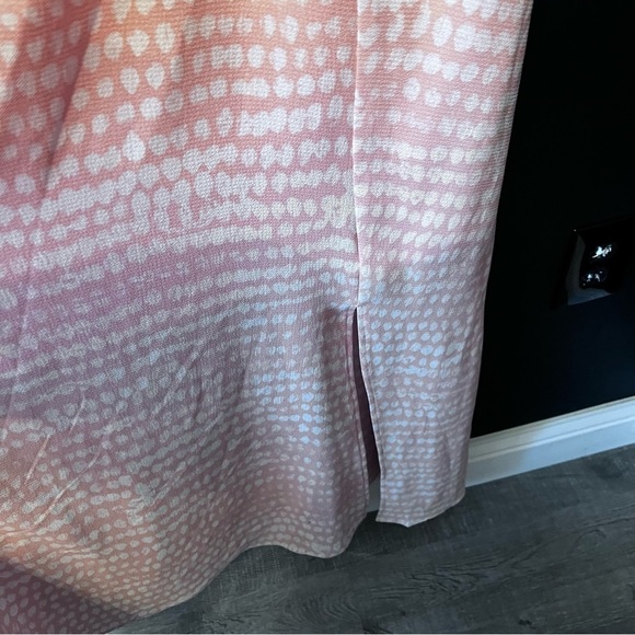 BCBG Paris Women's Off the Shoulder Maxi Dress, Sandy Dots,Size:XXL spring party - Picture 8 of 12